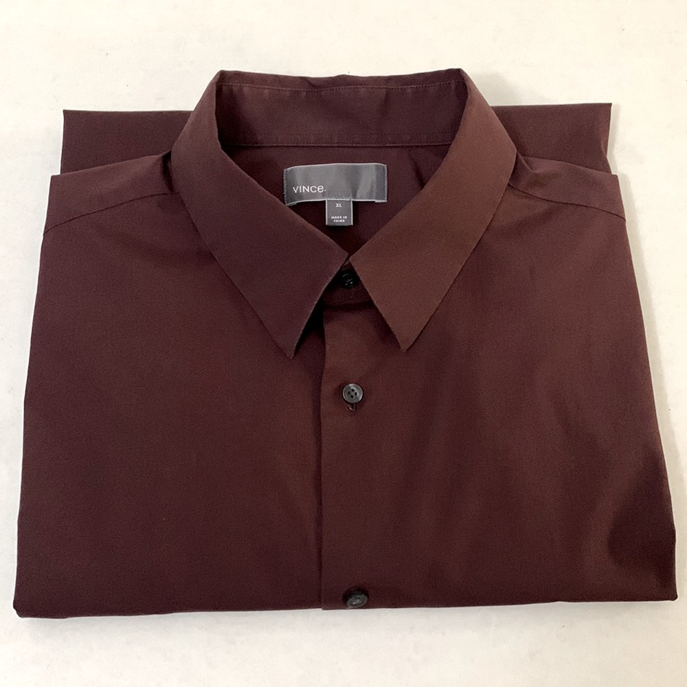VINCE Button Up, Long Sleeve Dress Shirt/EUC